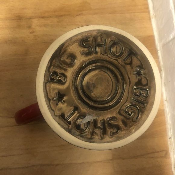 Big Sky Carvers Big Shot Red Shotgun Shell Coffee Mug Cups 2013 HTF Hunter Gift - Picture 3 of 6